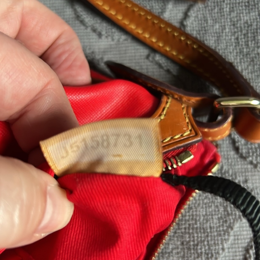 Dooney & Bourke Red Slim Crossbody Purse - Picture 13 of 15